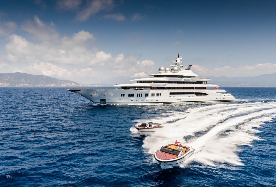 Seized 106m Lürssen Superyacht Amadea to Be Auctioned in U.S. on September 10