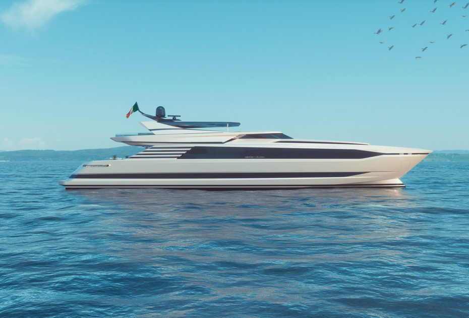 First Look: Cantieri di Pisa Reveals Akhir 44’s Interiors at DIBS 2025