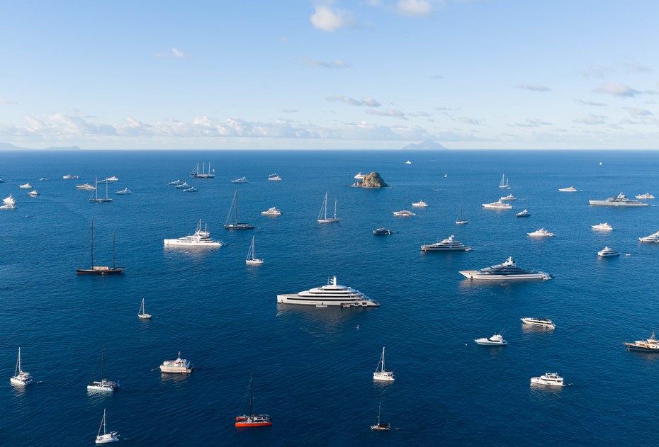 St Barts Records Its Biggest Ever Superyacht Gathering for New Year’s Eve 2025