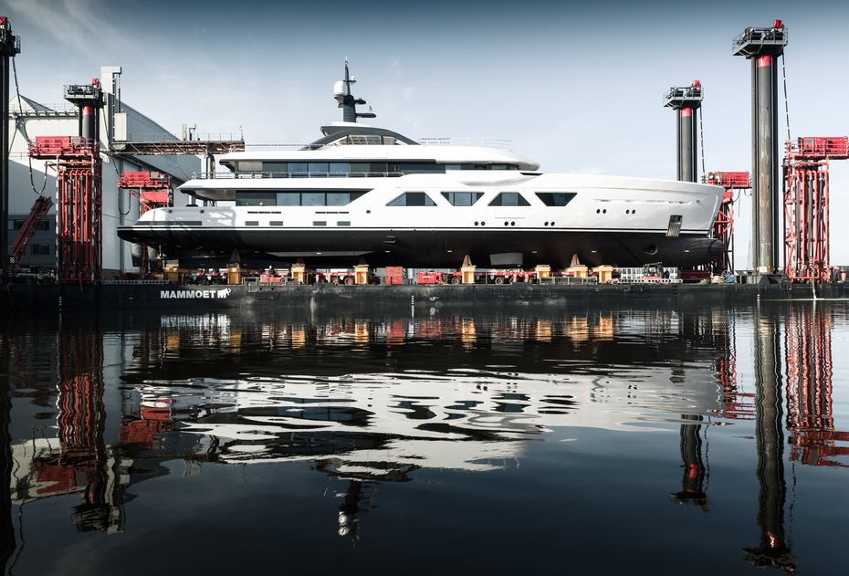 New Amels 60 Superyacht Launched and Sold as Final Outfitting Begins
