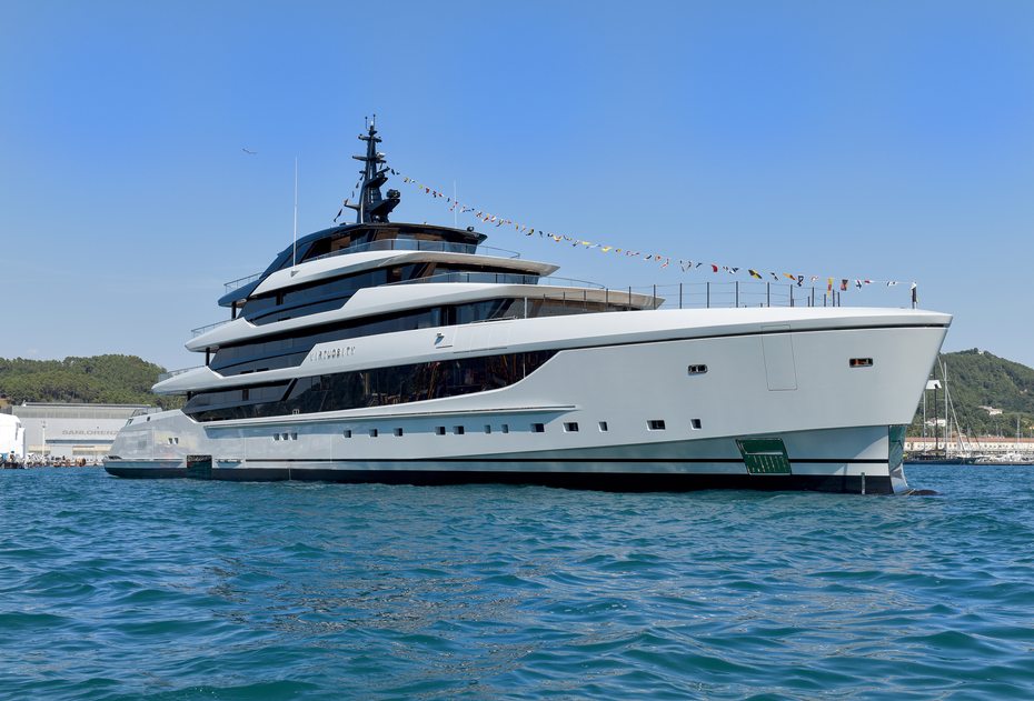WATCH: Sanlorenzo Launches Second 74Steel Superyacht Virtuosity