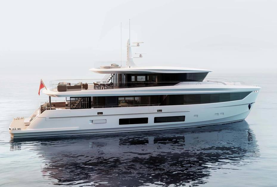 First Images of 33m Princess Motor Yacht Odyssey 108 Revealed at Monaco Yacht Show 2026