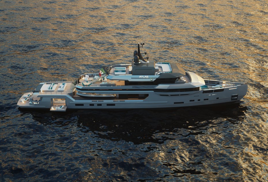 New 54m Explorer Yacht Concept ATLAS Unveiled