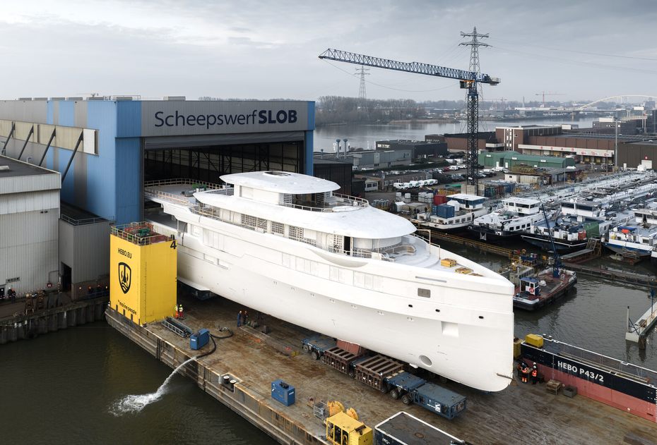 First Look: Secretive 72m Feadship 719 Superyacht Emerges for First Time