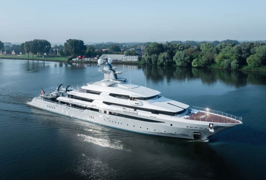 93m Oceanco Superyacht Draak Delivered Following Extensive Rebuild 