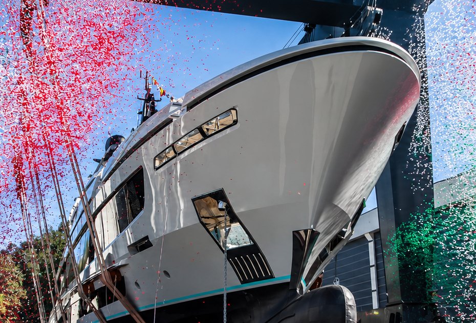 Ninth 52m Baglietto T52 Superyacht Launched at Italian Shipyard in La Spezia