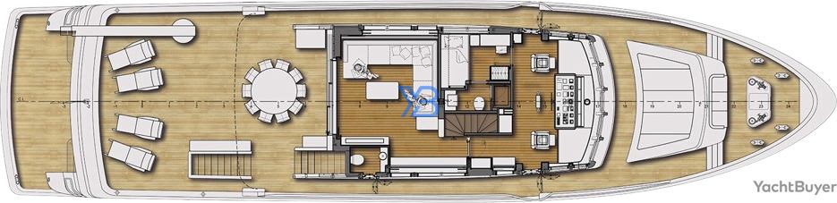 Upper Deck Cantiere delle Marche Darwin 102