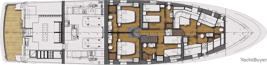 Lower Deck Cantiere delle Marche Darwin 102