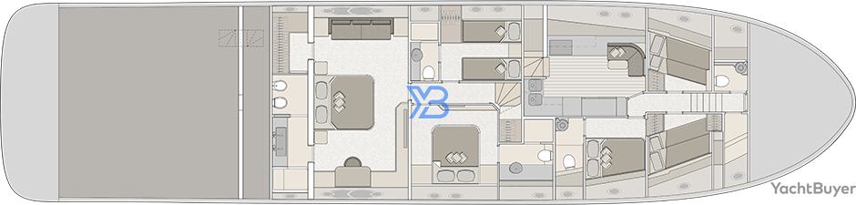 Lower Deck Monte Carlo Yachts MCY 96