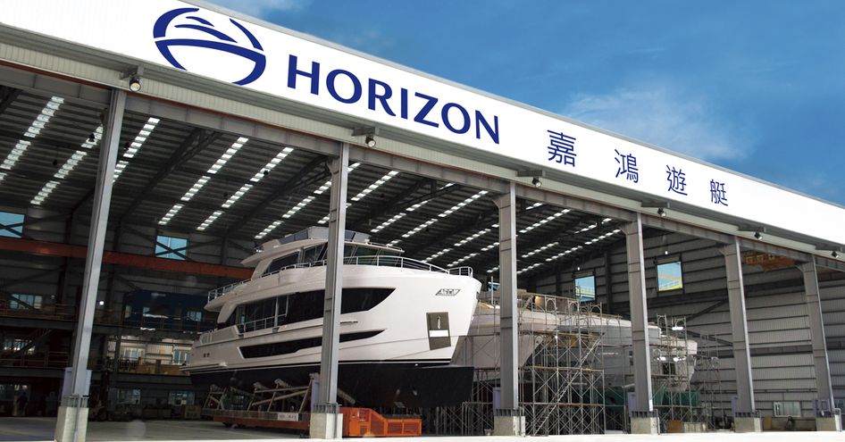 Yachts in Horizon production facility