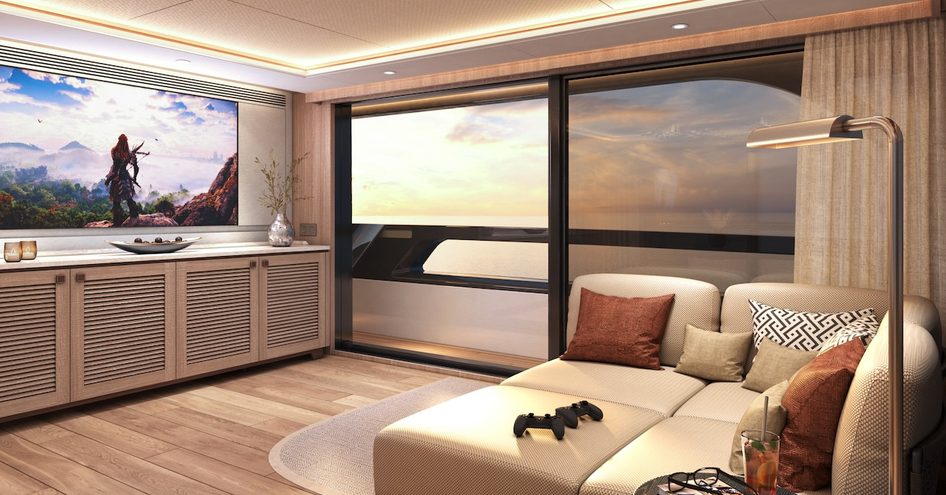 Project Samba boasts multiple areas to relax, complete with large windows