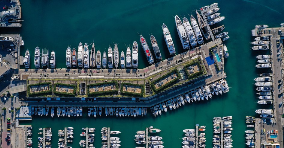 Port Adriano luxury yacht marina designed by Philippe Starck