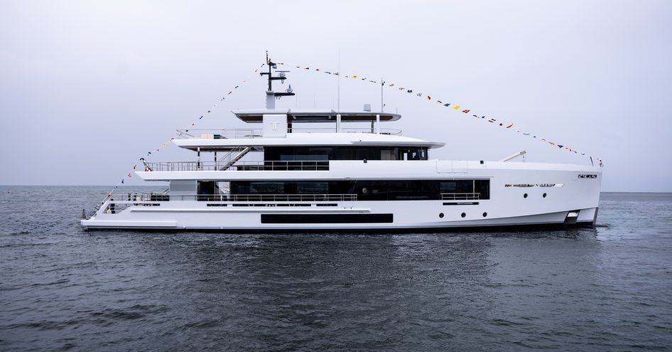 TREMENDA at sea shortly after being launched