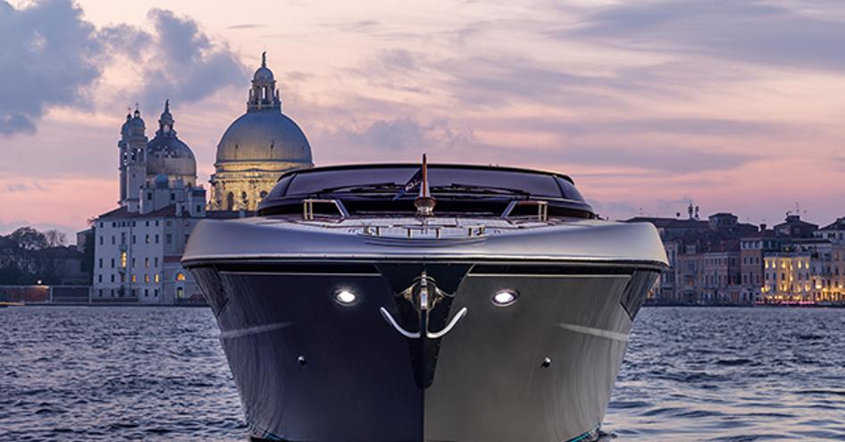 Riva yachts for sale at Venice Boat Show