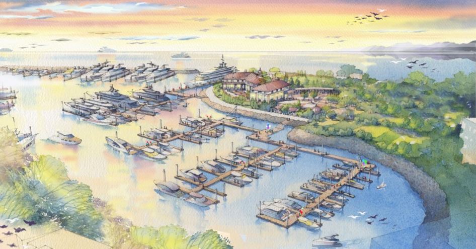 Artist impression of Lantau Yacht Club