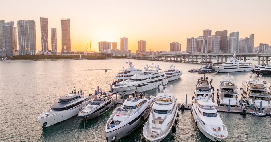 superyachts in Miami