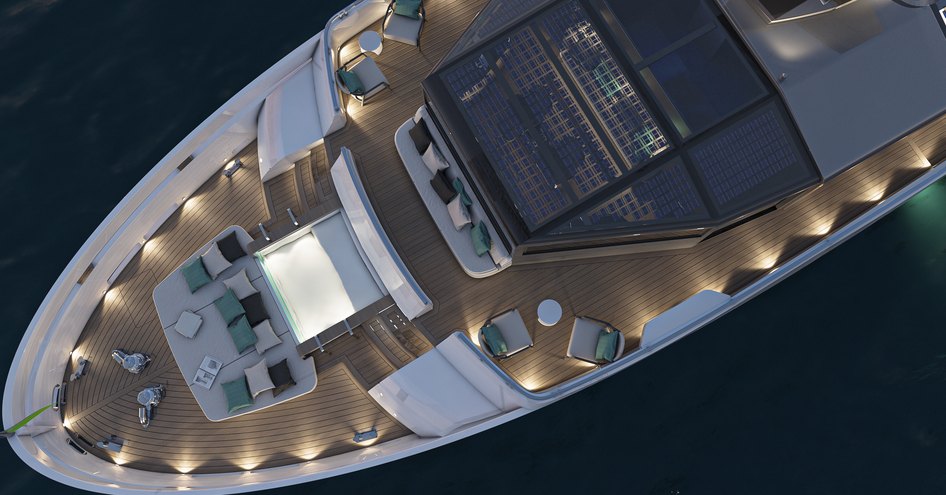 CGI of A115 deck space from above