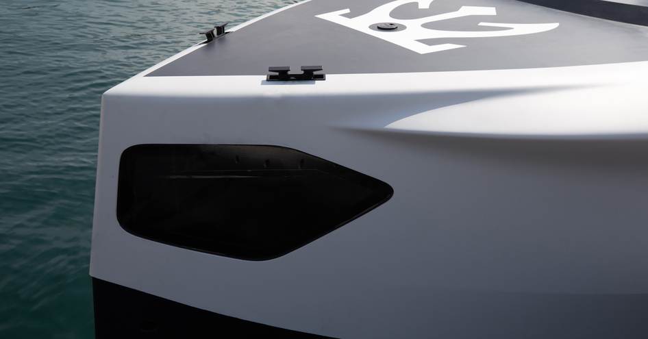 Hull of Foiler yacht