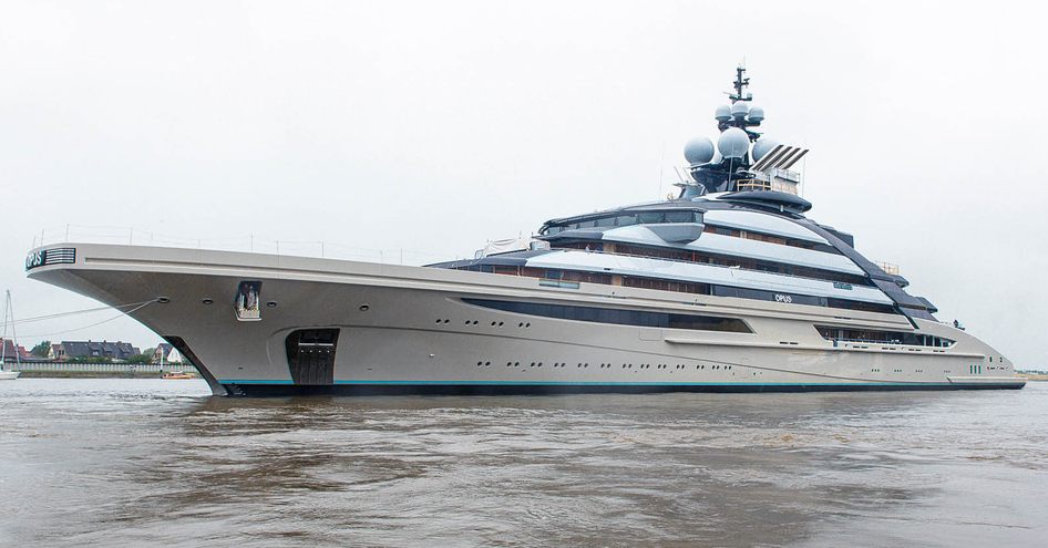 142m superyacht NORD on water