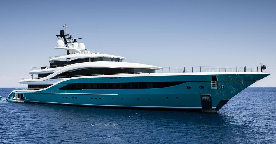 Superyacht GO on the water