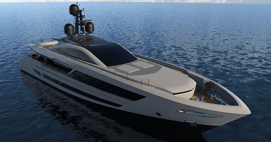 Rendering of new Baglietto 42 superfast