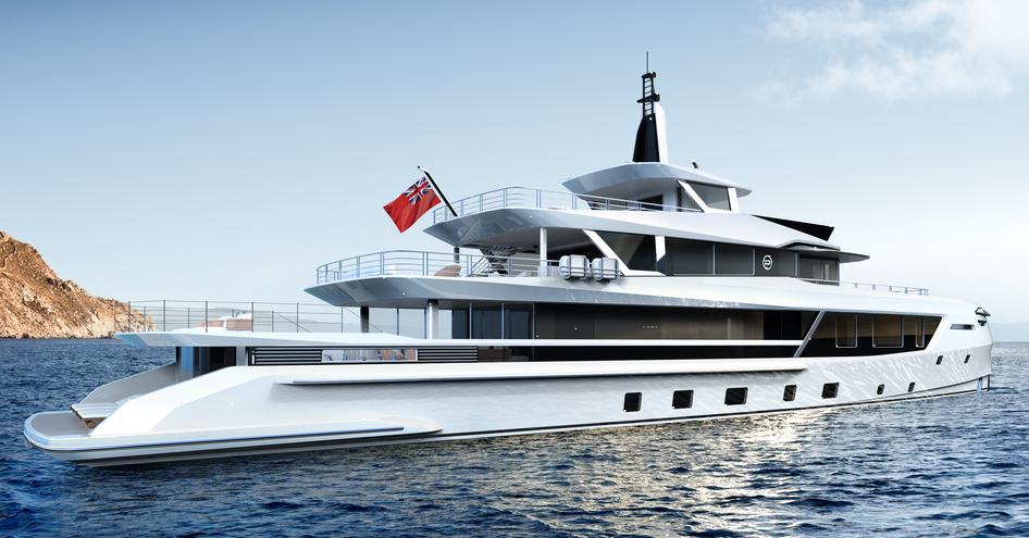 A render of the Dynamiq GTT 170 from the starboard stern