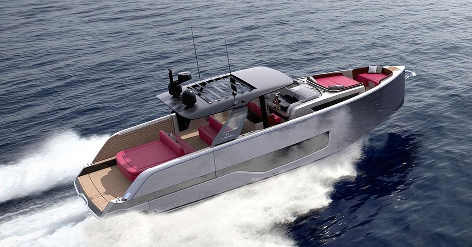 Cranchi A44 luxury tender on water