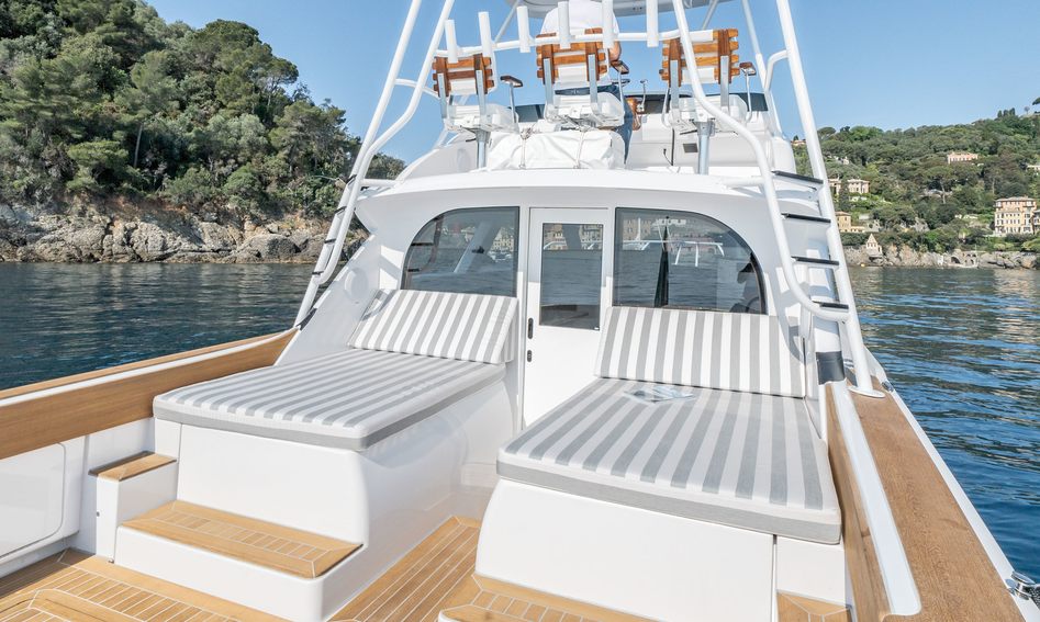 Bertram 35 Flybridge, Deck Area