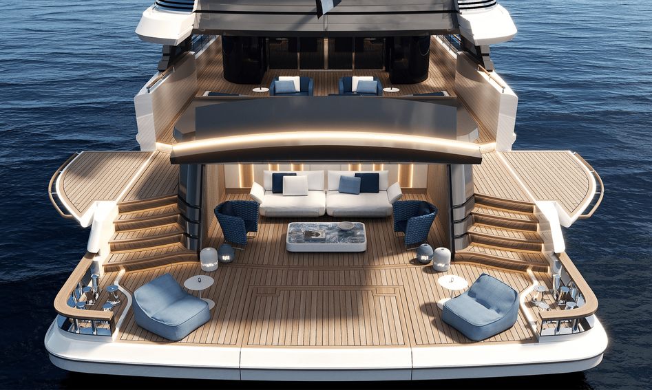 Gulf Craft Majesty 145 , Beach Club