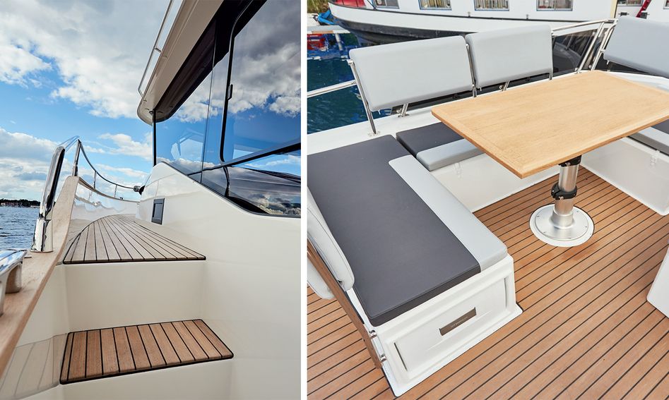 Delphia 12 Sedan, Deck Area