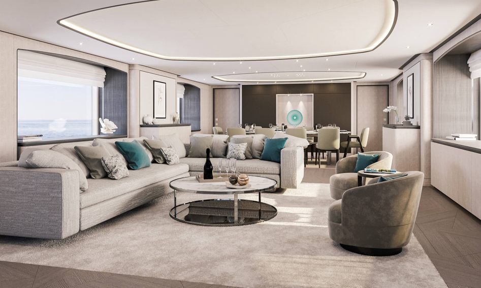 Benetti Diamond 44M, Interior