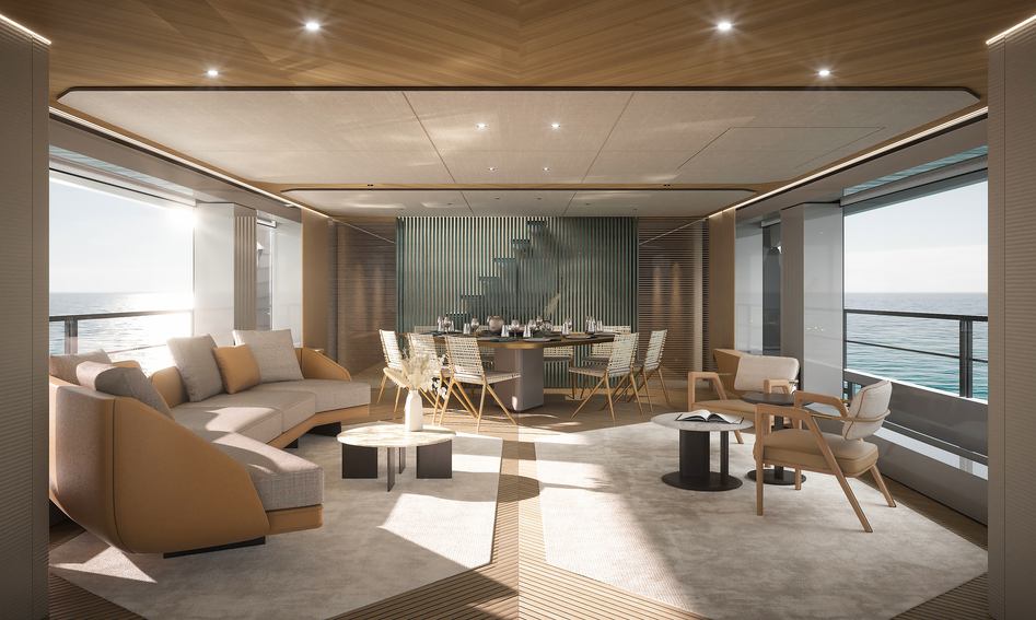 Azimut Grande 30M, Interior