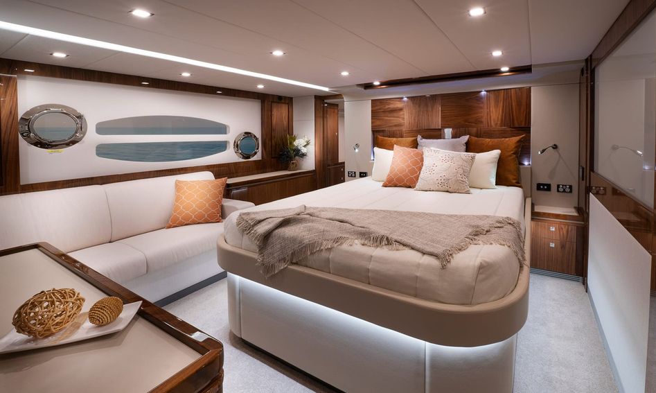 Riviera 6000 Sport Yacht Platinum Edition Gen 2, Accommodation