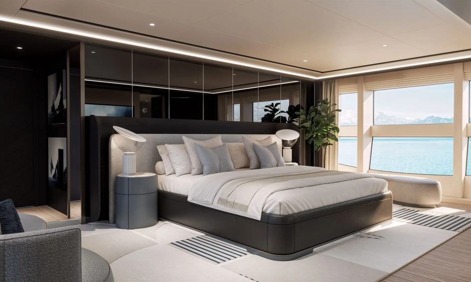Sunseeker 134 Superyacht, Accommodation