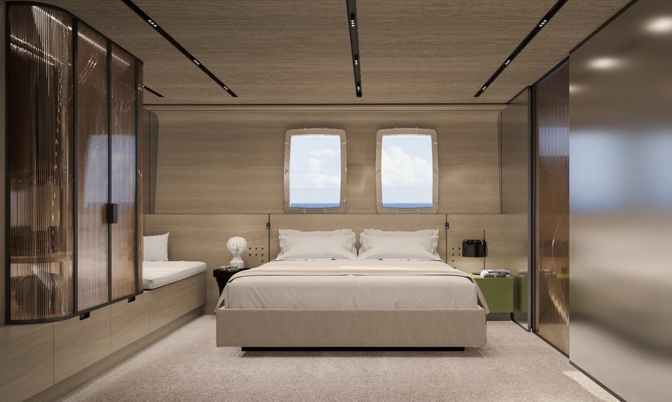 Sanlorenzo SX120, Accommodation
