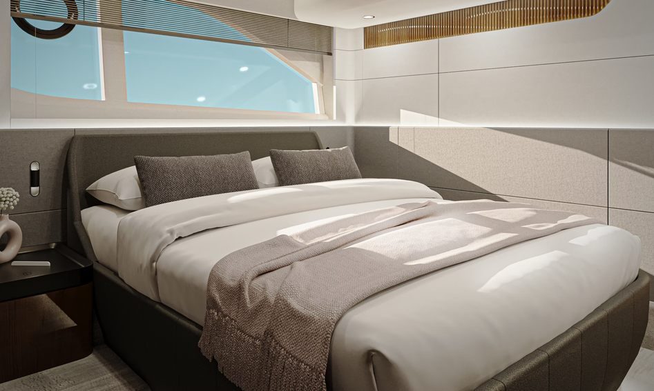Fairline Targa 47 GT Mk2, Accommodation