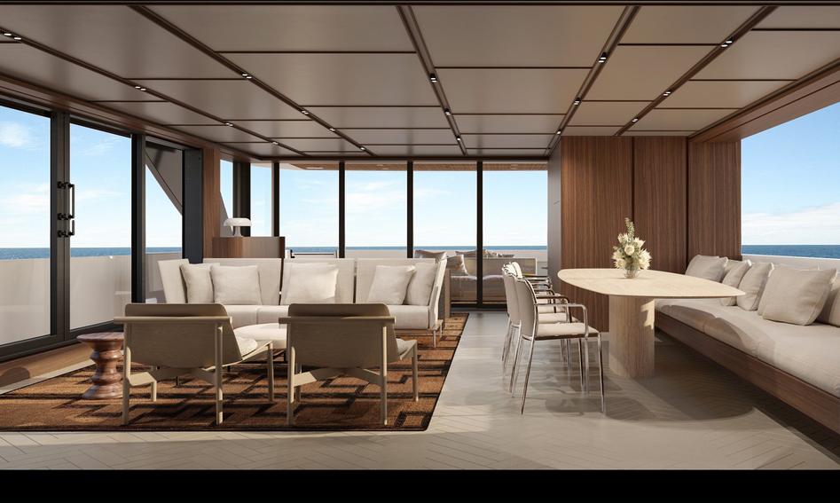 Sanlorenzo SL110 Asymmetric, Interior