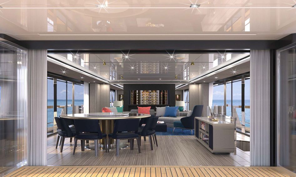 Wider Yachts 135, Interior