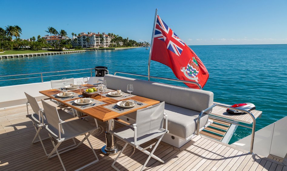 Delta Powerboats Delta 88 Carbon, Deck Area