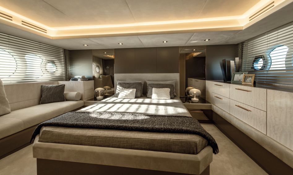 Monte Carlo Yachts MCY 66, Accommodation