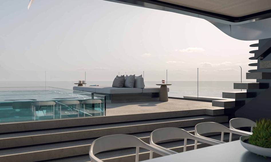 Benetti B.Loft 65M , Deck Area