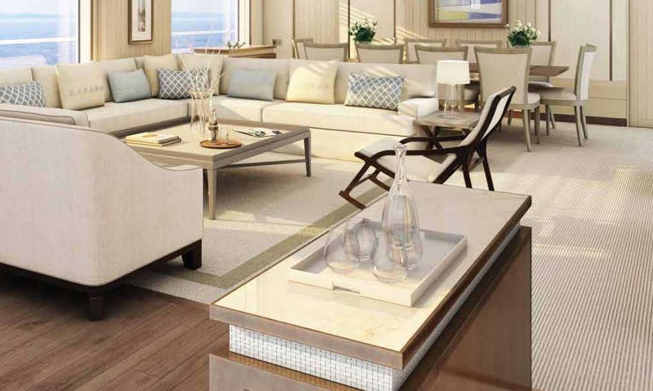 Benetti Fast 125, Interior