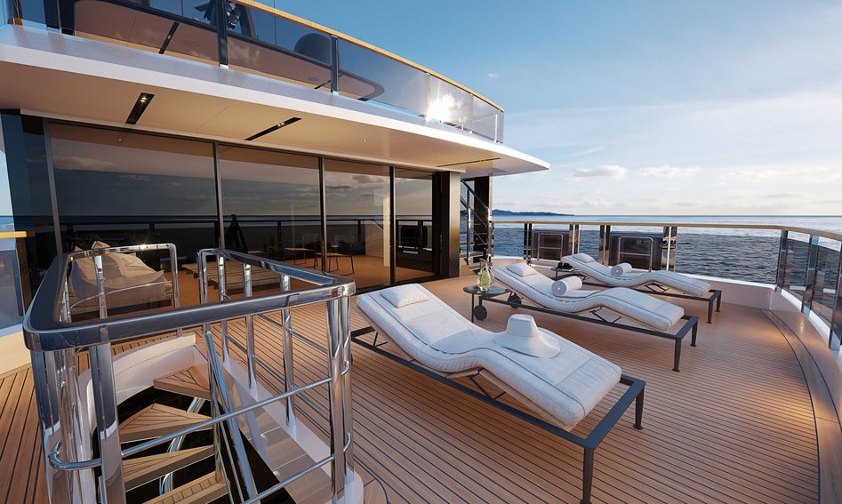 Benetti B.Yond Limited Edition, Deck Area