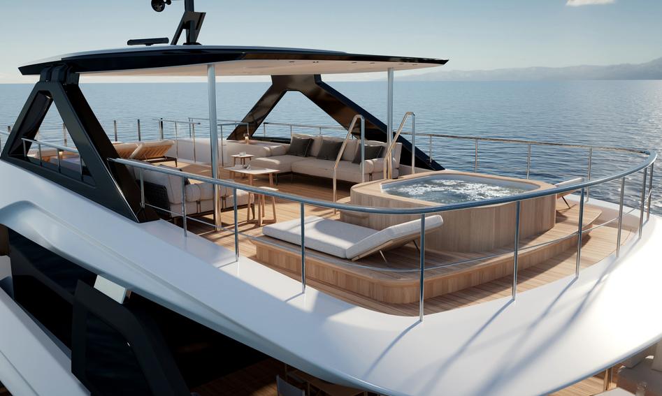 Custom Line Navetta 35 , Fly Deck/Sportdeck