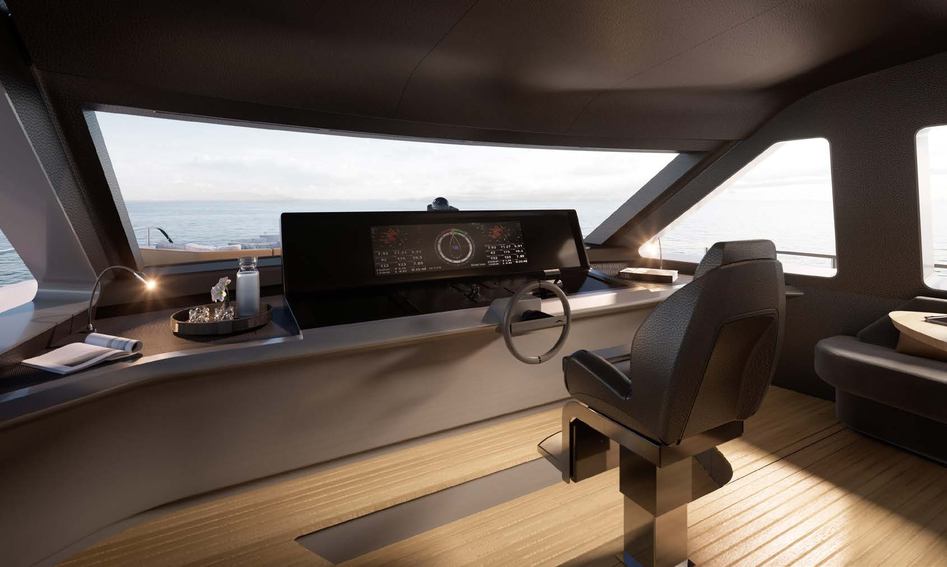 Azimut Grande 36M Evo Gen 2, Helm Station