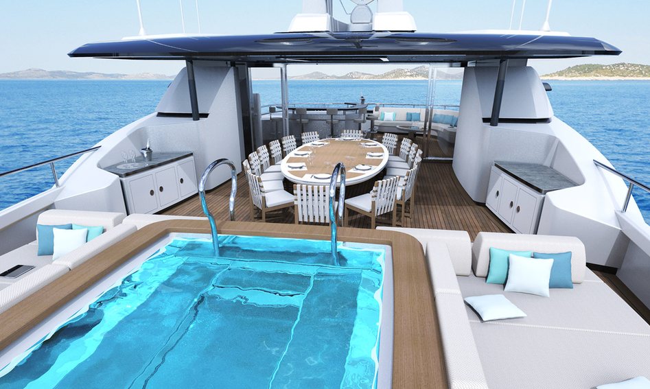 Cantiere delle Marche Deep Blue 141 , Fly Deck/Sportdeck