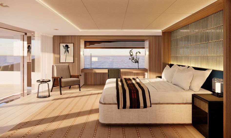 Benetti Oasis 42M, Accommodation