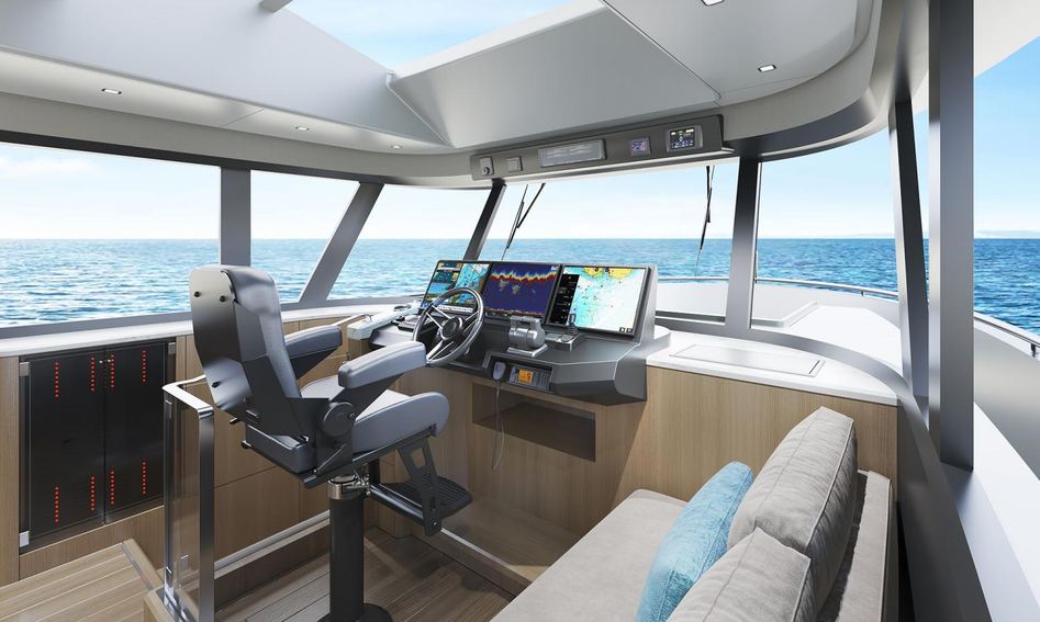 Outer Reef 540 Adventure , Helm Station