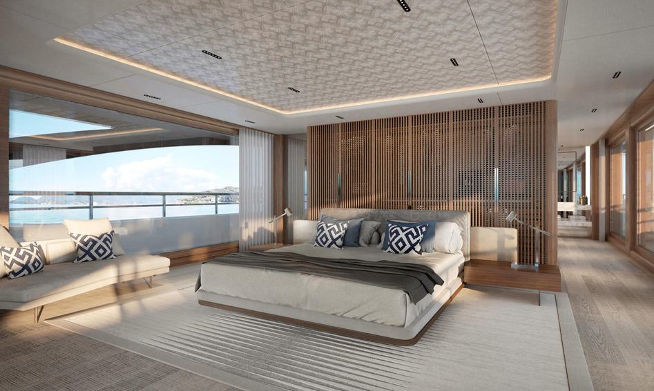 Benetti B.Now 50M Evo, Accommodation
