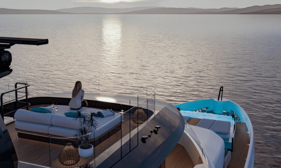 Mangusta Oceano 52, Fly Deck/Sportdeck